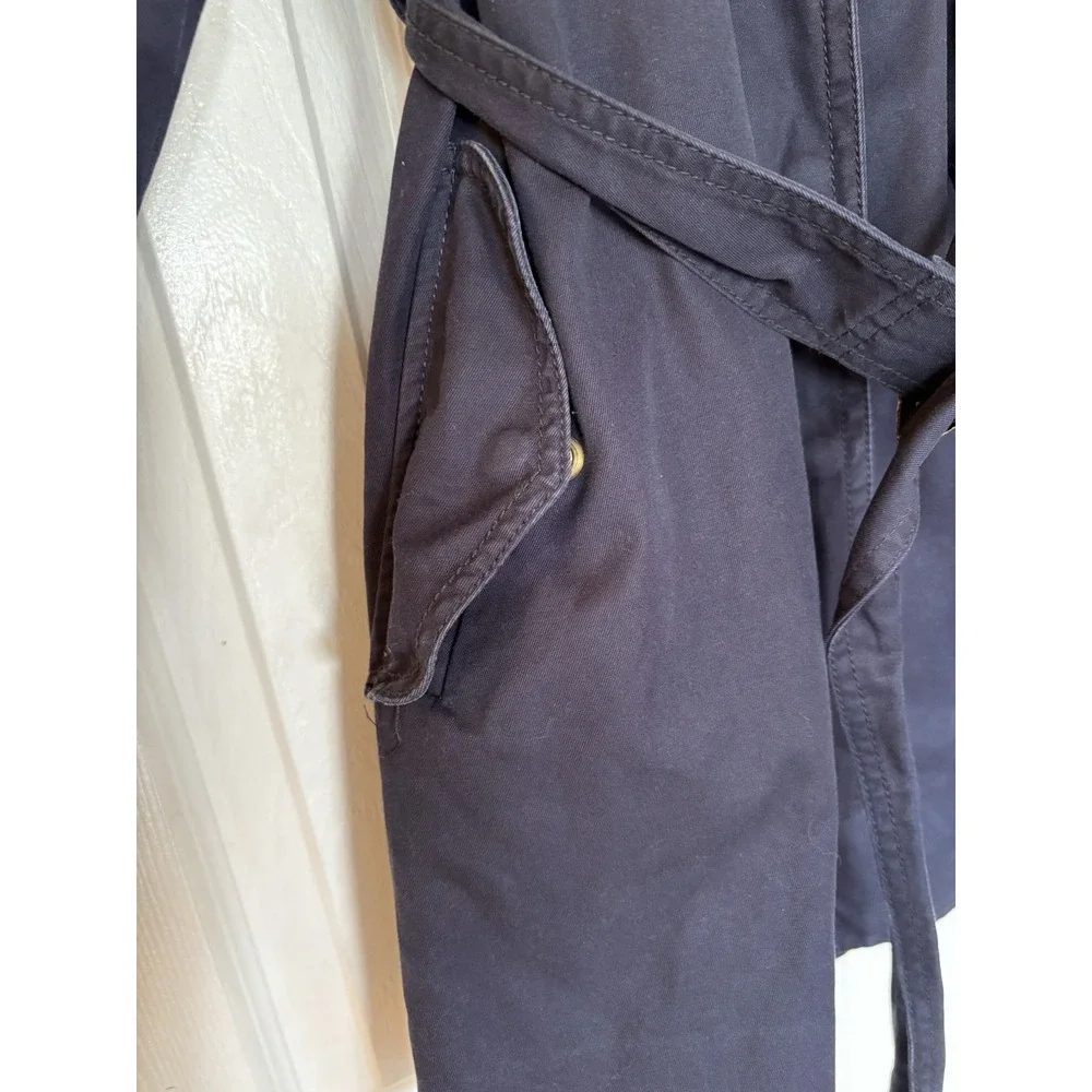 J.Crew Hooded Trench Coat Women's Size 2‎